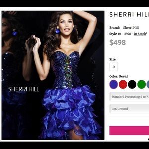 Sherri Hill prom dress